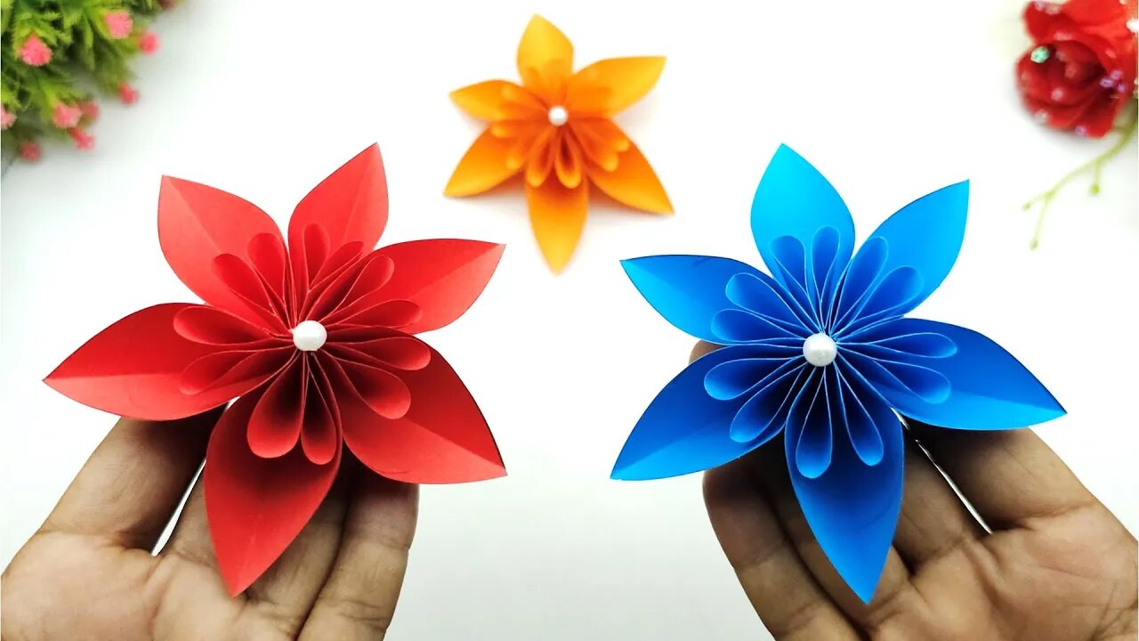 Easy Paper Crafts, How to Make Paper Flowers