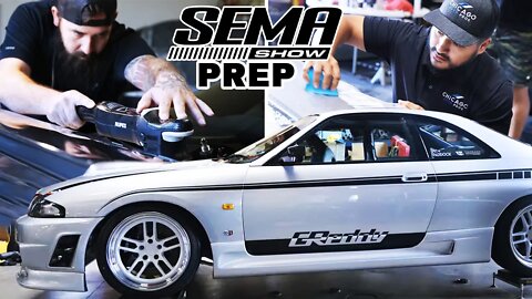 SKYLINE R33 SEMA CAR Full Detail, Ceramic Coating, And PPF | @Turn 14 Distribution @GReddyUSA