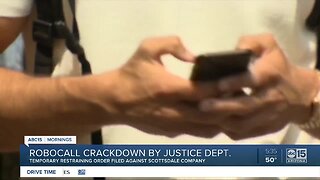 Robocall crackdown by Department of Justice