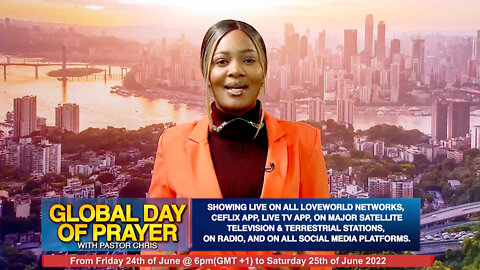 TOMORROW! 🔥 Global Day of Prayer with Pastor Chris | Friday, June 24, 2022 at 1pm Eastern