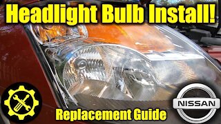 2007 - 2012 Nissan Altima Headlight Bulb Replacement!