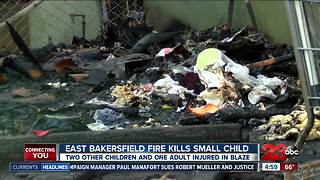 East Bakersfield fire kills young child