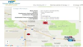 TEP: Power outage on east side near Tanque Verde