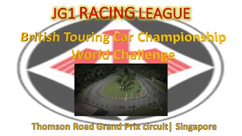 Race 2 | BTCC race | Thomson Road Grand Prix Circuit | Singapore