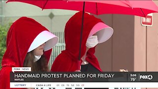 Handmaids protest in Naples