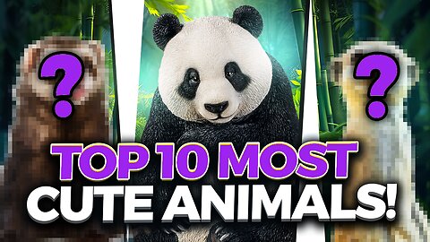 Top 10 most Cute Animals! You know this FUNNY facts about them? #animals #cute #poppy #pets #top10