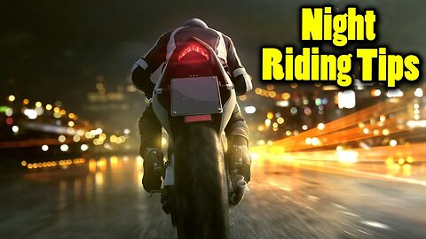 Strategies for Riding a Motorcycle at Night