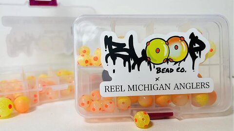 Bloop X Reel Michigan Anglers Bead Box / Steelhead Bead Box / Trout Fishing Beads