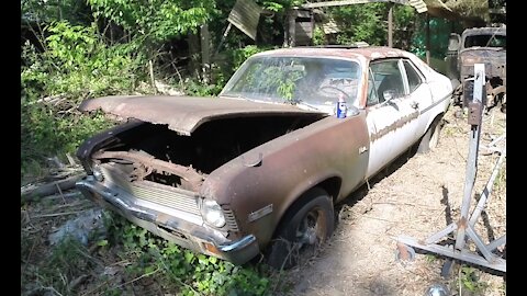 1972 Nova parked 38 years!