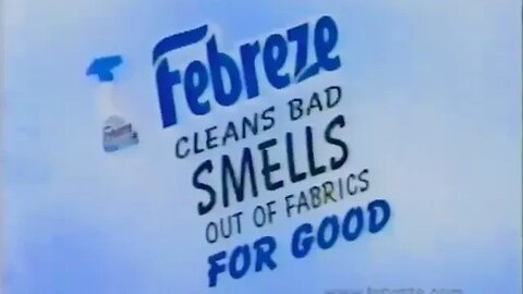 1998 Febreeze Commercial "If Something Stinks Just Spray It With Febreze" (90's)