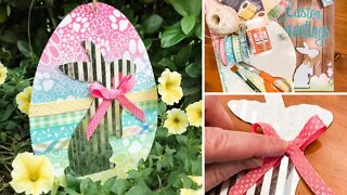 DIY Pawprint Spring Easter Egg