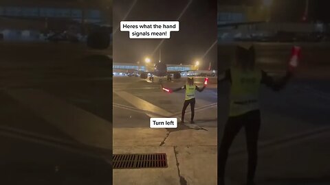 What the different airport runway handsigns mean