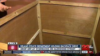 Delano Police host backpack drive