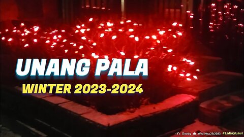 Unang Pag-Papala ng Niebe Ngayong Winter 2023-2024 Season