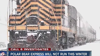 Polar Bear Express train will not run winter 2016