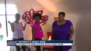 Family in need gifted new home