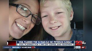 Vigil planned for 13-year-old boy Sunday in Northwest Bakersfield