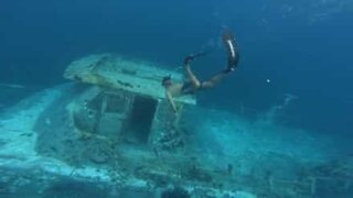 Divers explore shipwreck after finding it on Google maps