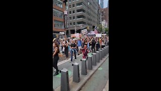 Protest Against Vaccine Passports in ... NYC