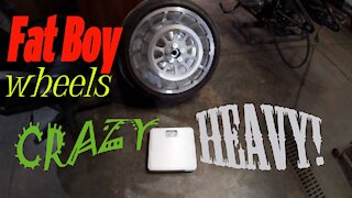 2019 Harley Fat Boy 114 wheels removal and teardown - Random Garage