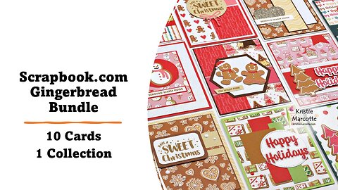 Scrapbook.com | Gingerbread Collection | 10 Cards 1 Collection