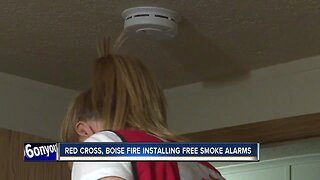Idaho Red Cross and Boise Fire installing free smoke alarms