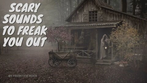 😨Haunted Cabin😨👻in a Secluded Forest with Ominous Music | Scary | Ghost | Eerie | Woods | Dark
