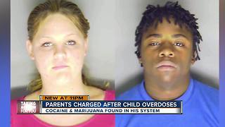 Mother, father arrested after Manatee County toddler tests positive for cocaine, marijuana