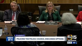 Phoenix City Council discussing options for civilian oversight board for police force