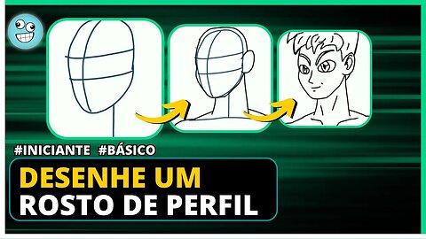 COMO DESENHAR UM ROSTO DE PERFIL | SIMPLES, PARA INICIANTES