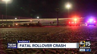 Driver arrested after fatal rollover crash