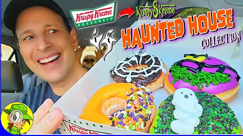 Krispy Kreme® HAUNTED HOUSE COLLECTION Review 🏚️👻🍩 ALL 4 FLAVORS! 😱 Peep THIS Out! 🕵️‍♂️
