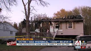 Mom finds out house is on fire while out of town