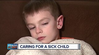 How to stay healthy while caring for a sick child