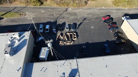 Aerial View: MTB Shed