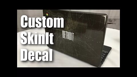 Custom Vinyl Decal Skin for my Samsung Chromebook 3 from SkinIt Review