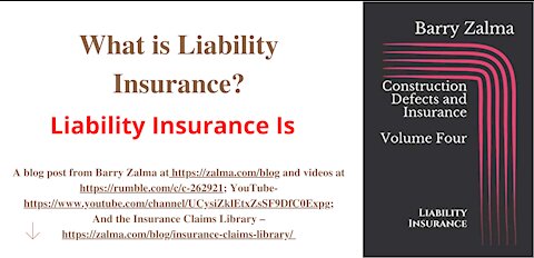 What is Liability Insurance?