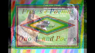 I am your friend, you can count on me for everything you need! [Quotes and Poems]