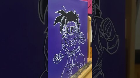 Here's A DBZ Painting Of Gohan That I Did #art #painting #dragonballz #fineart #anime #gohan