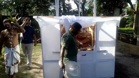 Hindu Cremation Ritual at the cemetery