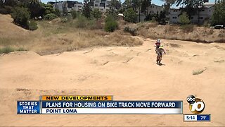 Plans to build housing on makeshift bike track move forward