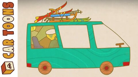 Car Toons: At the road interchange - Car cartoons for toddlers with cars and trucks for kids
