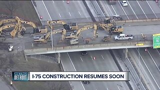 I-75 construction to ramp back up this month