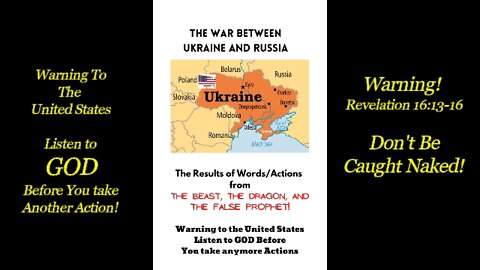 The War Between Ukraine and Russia - How to Prevent a Nuclear War! A Word from GOD!