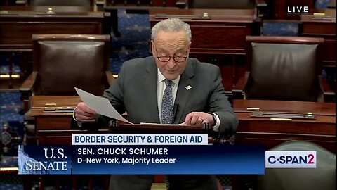 Schumer: ‘We Cannot Afford To Go Down a Dark and Ominous Road Where We Abandon Ukraine’