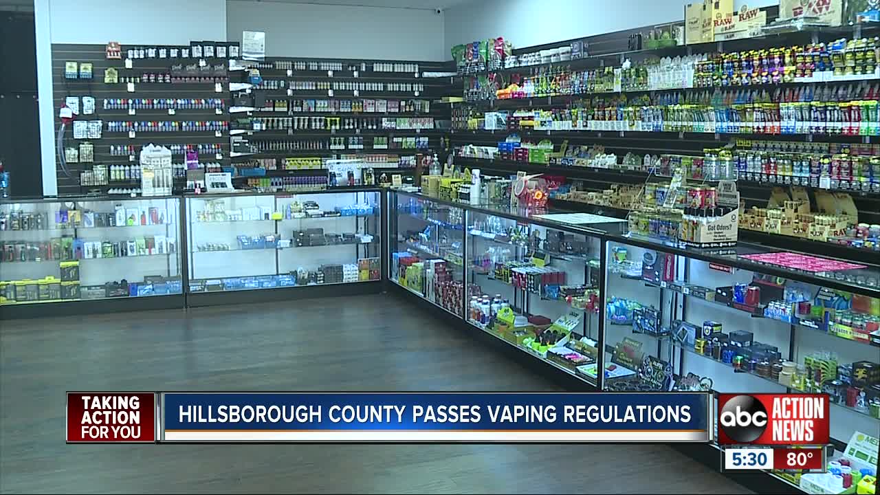 Hillsborough County leaders vote unanimously to raise vaping age limit to 21