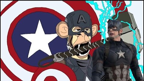 Ape NFT Captain America Character