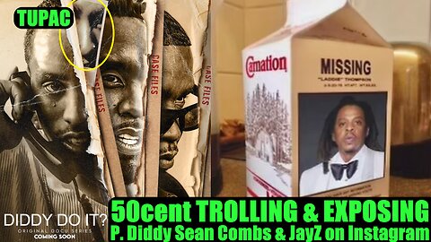 50cent TROLLING & EXPOSING P. Diddy Sean Combs & JayZ on Instagram