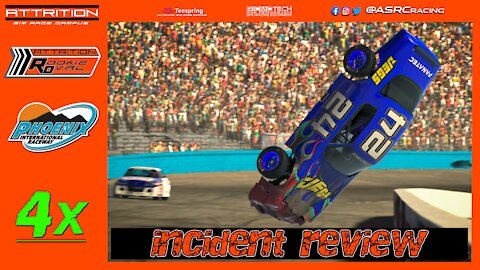 Attrition: Sim Race Campus - 2021s1 - Rookie Oval Series - Round 2 - Phoenix - Incident Review