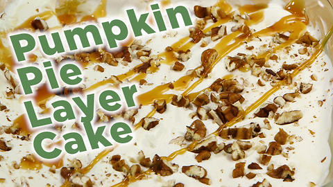 Pumpkin pie layer cake